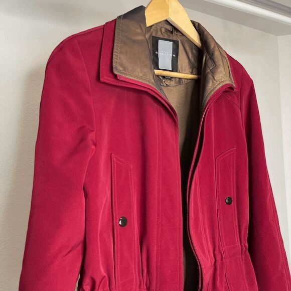 Women's Red Field‎ Coat Parka Size Small - Picture 4 of 8